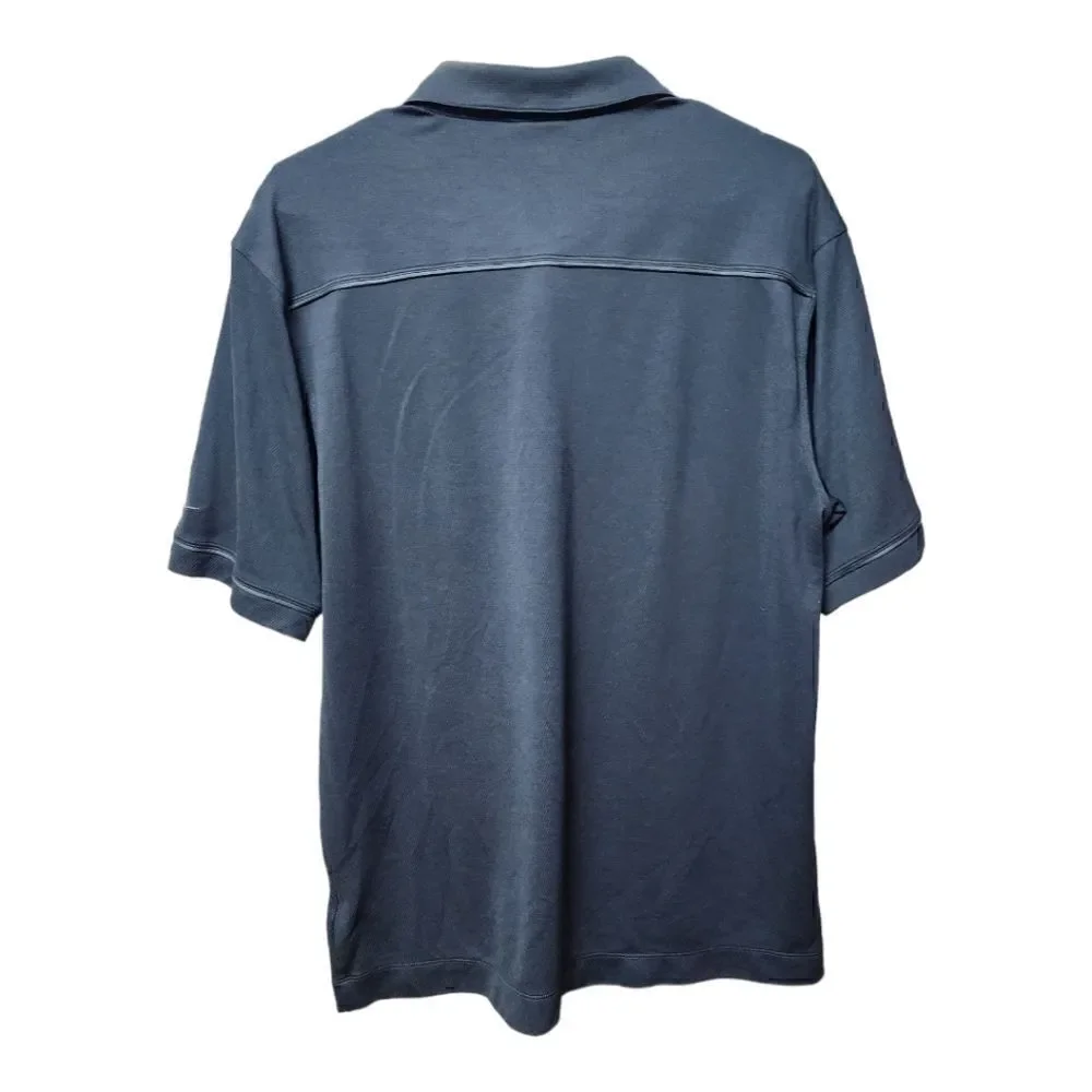 1035 - Nike golf shirt medium black - like new